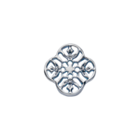 Kwadratowa Mandala (srebrna)